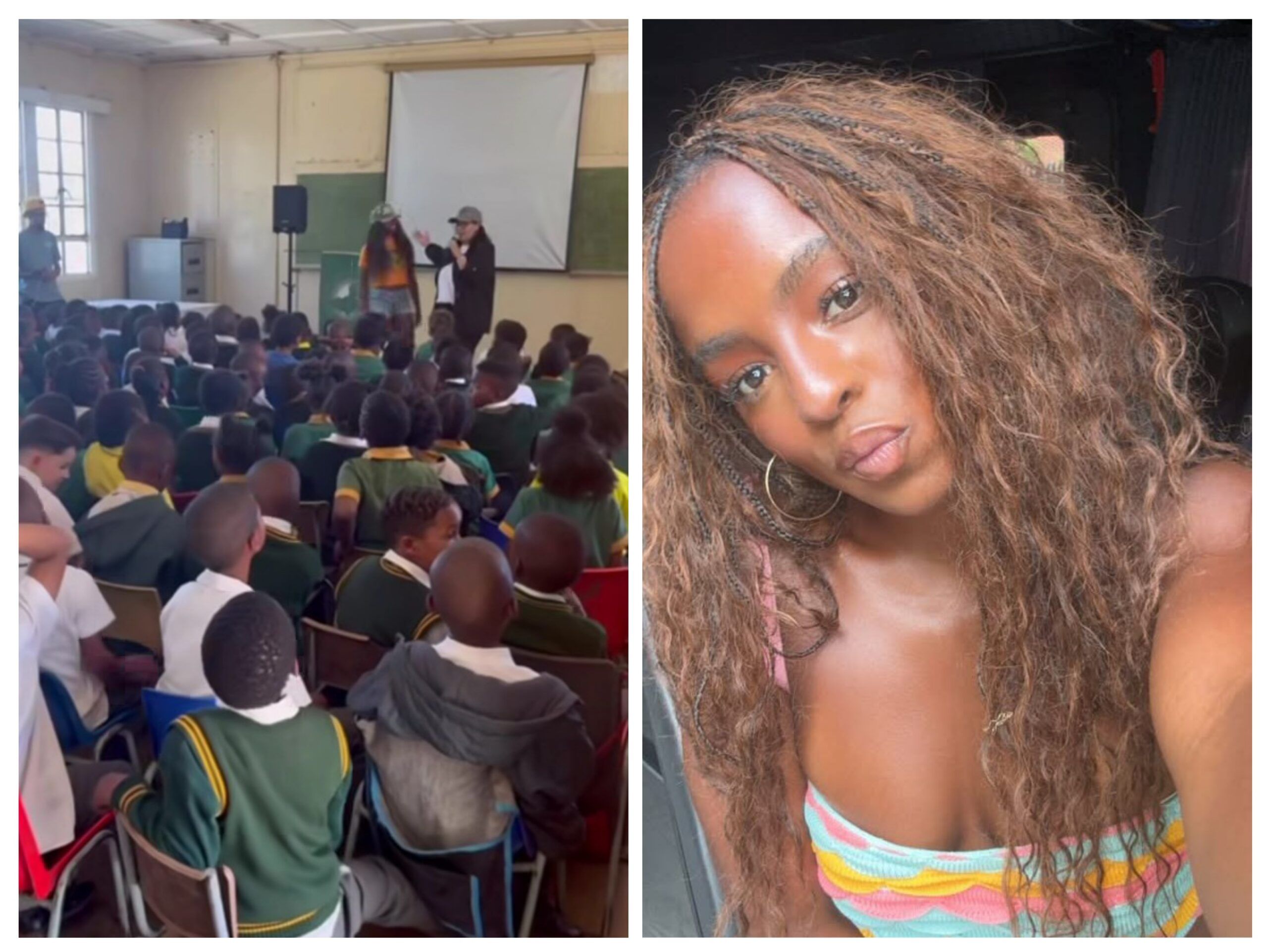 Bob Marley’s granddaughter supports South African school