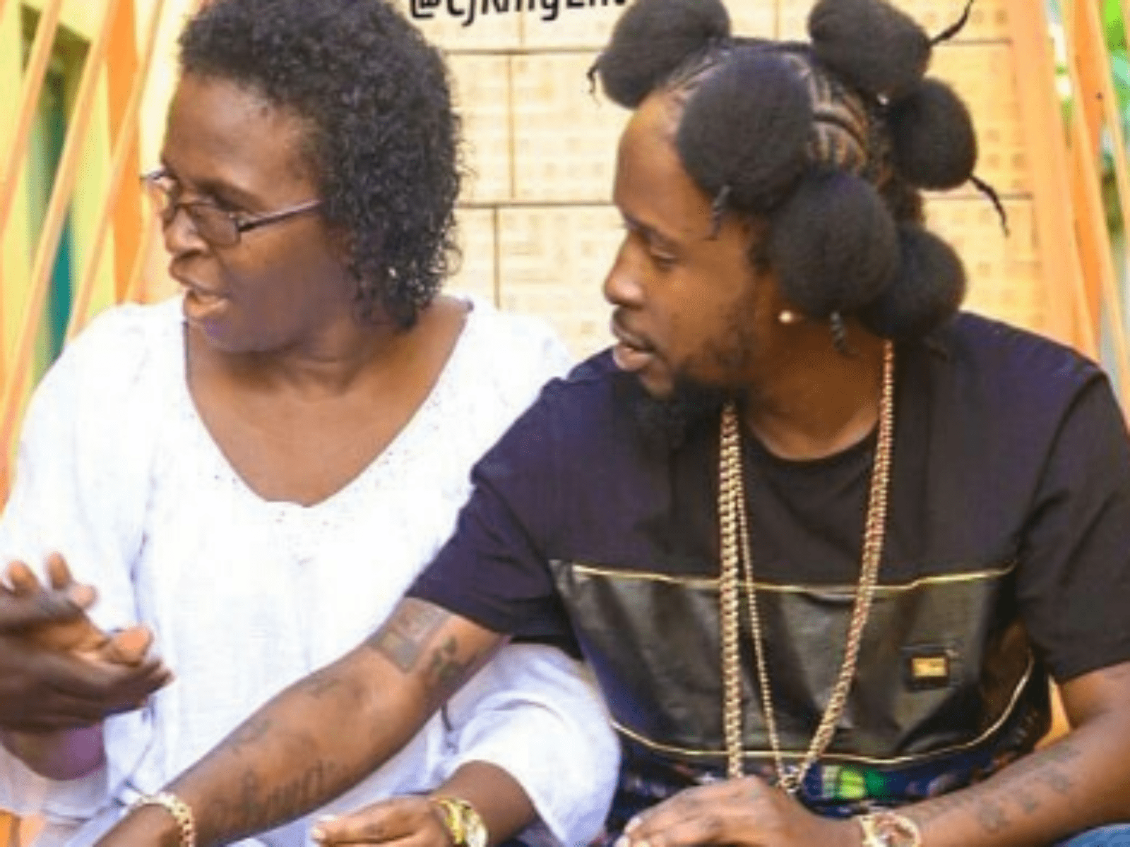 PopCaan gets a playful warning from mom