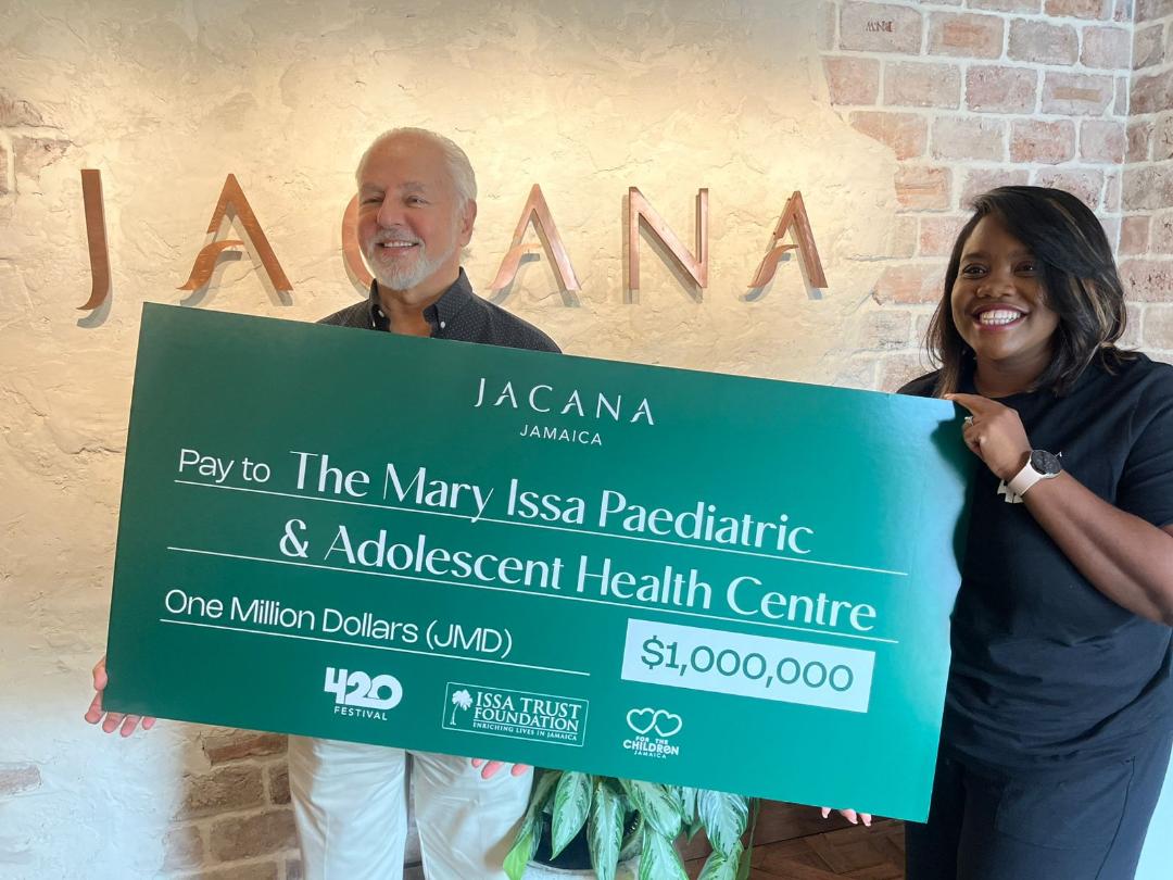 JACANA’s 4/20 Festival supports Pediatric Health Centre in St. Ann